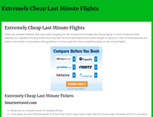 Tablet Screenshot of extremelycheaplastminuteflights.org